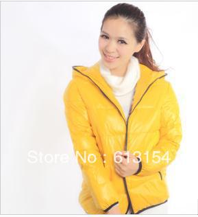 2013 winter elegant slim fashionable casual female short design small wadded jacket hooded cotton-padded jacket cotton-padded