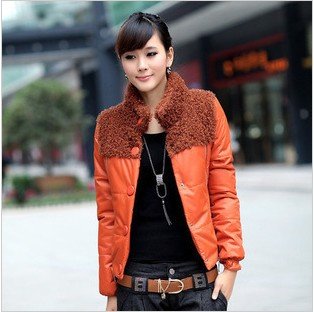2013 Winter New women warm wool hair collar down jacket, pretty ladies coat, fashion Parkas + free shipping