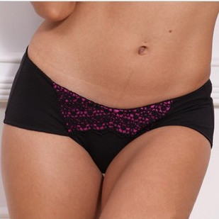 2013 women's butt-lifting lace mid waist panties