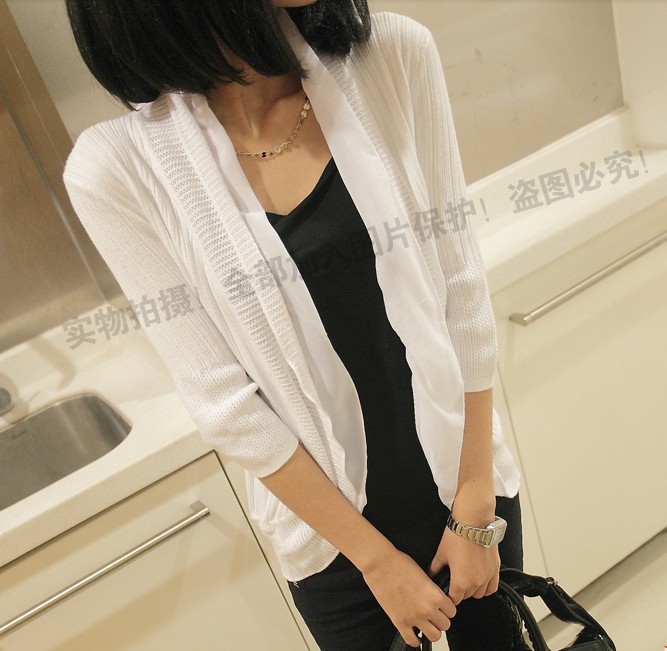 2013 women's cardigan  sweater  cape sun protection shirt air conditioning shirt Free Shipping