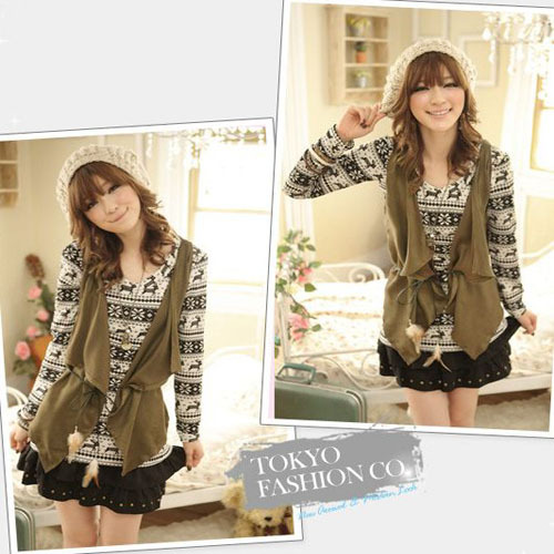 2013 women's fashion bottoming sweater V-neck spring clothes for lady long sleeve fallow deer new arrival free shipping S055