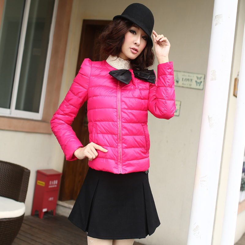 2013 women's fashion down coat candy color female short design thermal outerwear female child women's