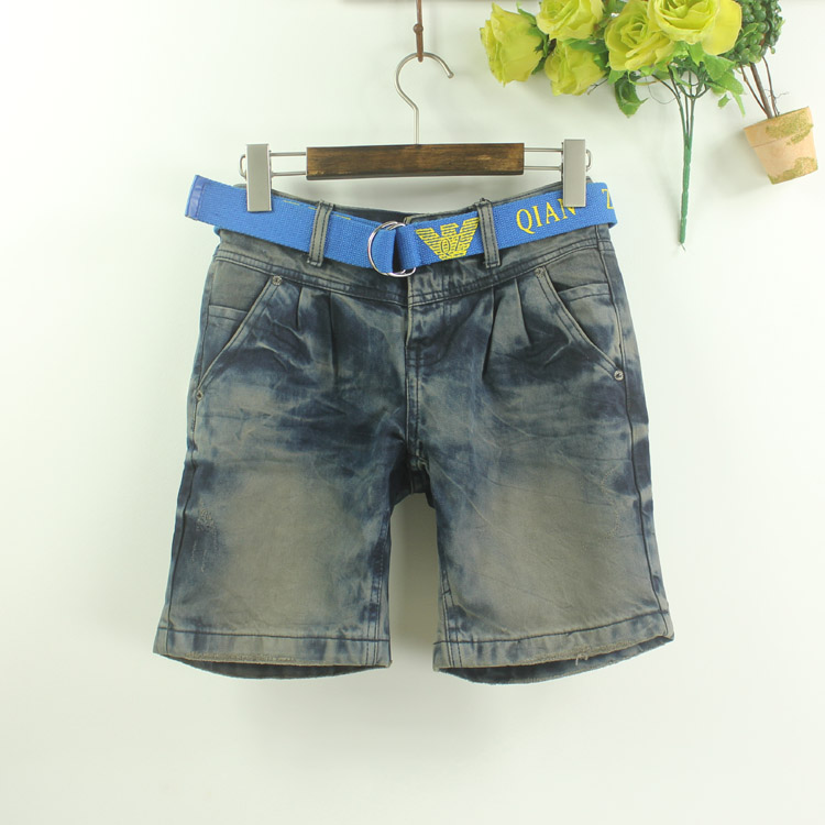 2013 women's shorts capris summer retro finishing denim shorts loose shorts