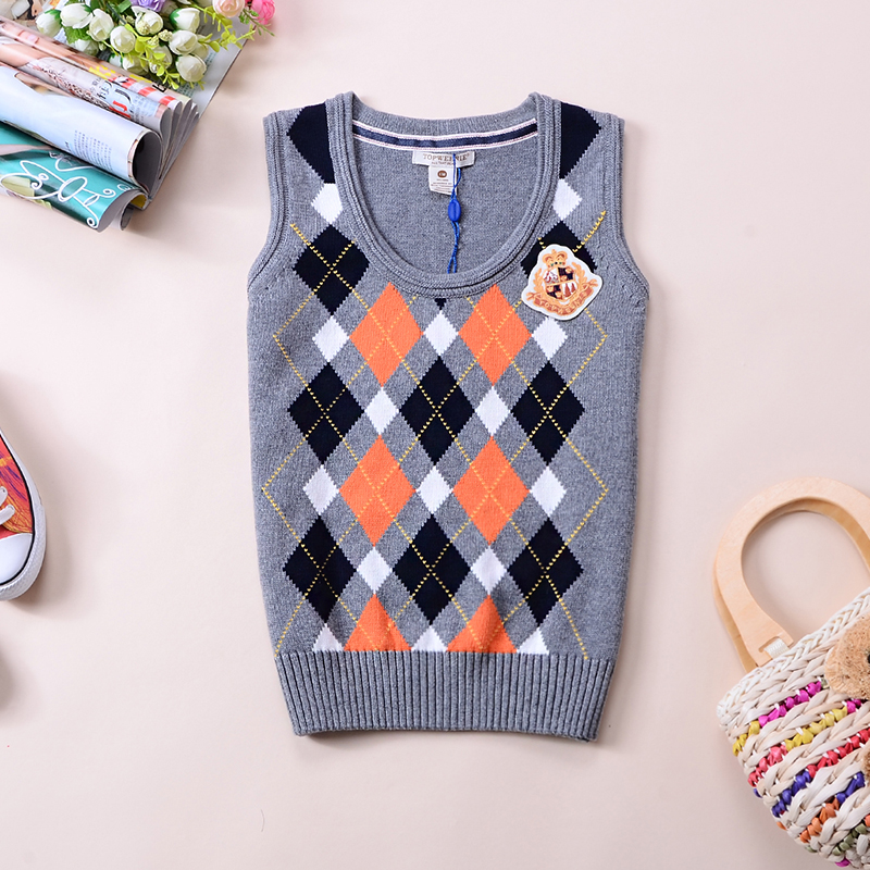 2013 women's spring fashion autumn and winter casual sweater vest women's 100% cotton basic vest