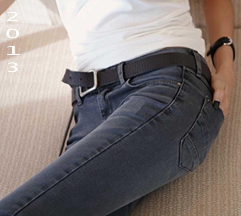 2013 women's spring new arrival grey tight skinny jeans female trousers elastic