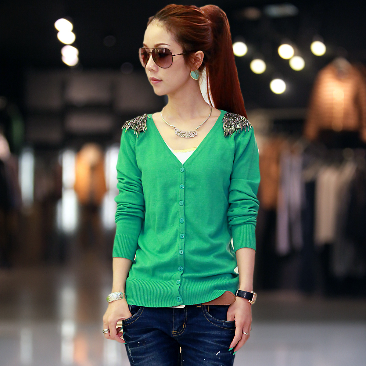 2013 women's spring outerwear female spring and autumn thin all-match outerwear female spring and autumn thin small cardigan