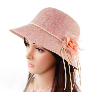 2013 women's strawhat lace flower sunbonnet anti-uv summer hat female sun hat