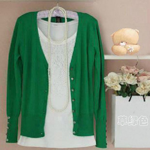 2013 women's sweater long-sleeve cardigan sweater thick outerwear spring and autumn Free Shipping