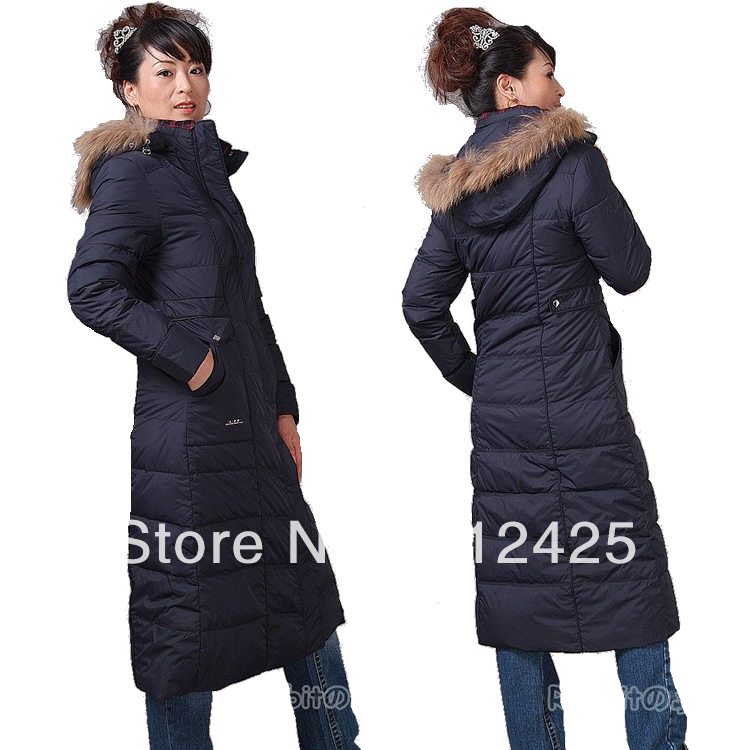 2013 YALU wilmore down coat ultra long paragraph down coat female ultra long down coat thickening slim CM-W0027