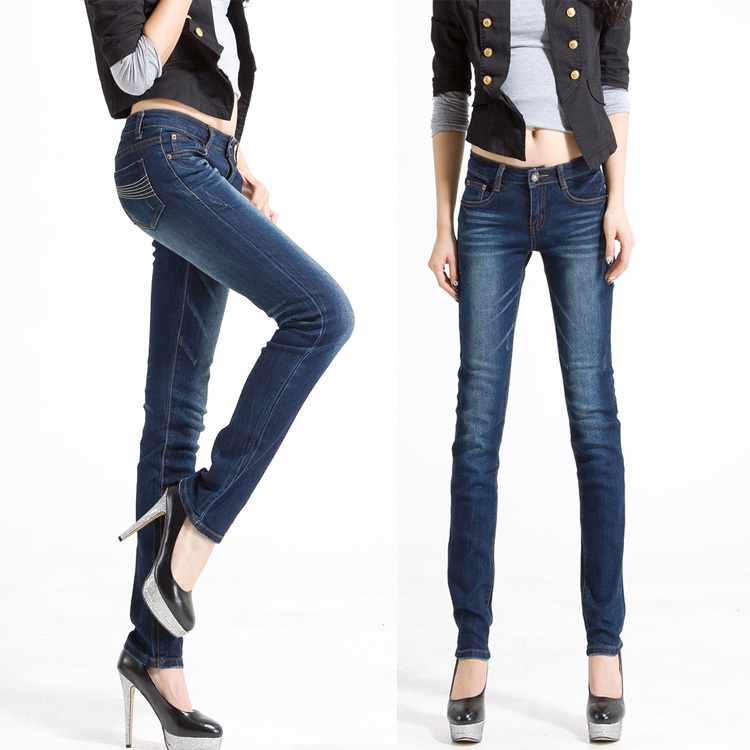 2013 YISHION women's skinny pants pencil jeans slim casual pants trousers