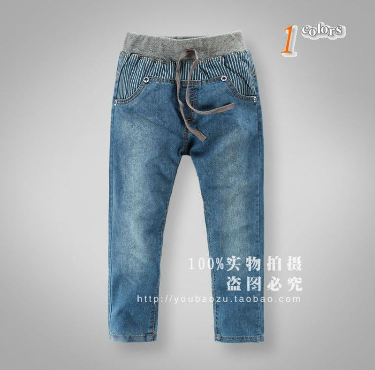 2013 zaraaa kids kids jeans fit3-6yrs childrens demin trouses boys stripe pants childrens clothing free shipping 1lot=5pcs n0235