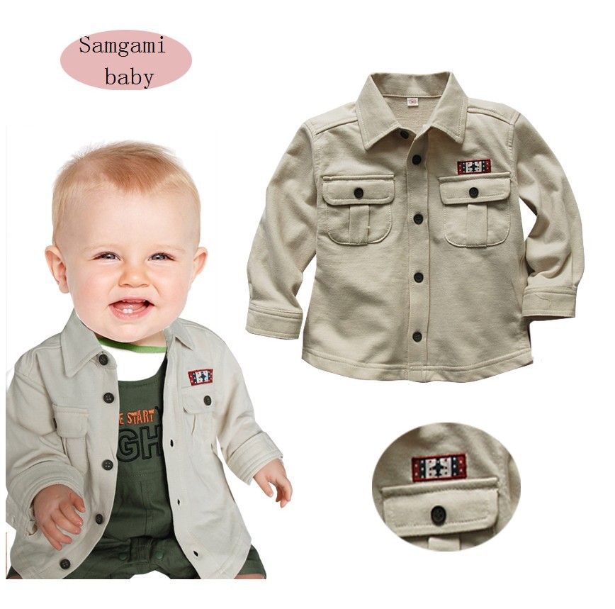 2013New! Cotton long-sleeved shirt T-shirt baby wear  boy small coat conditioning sweater   wholesale  free shipping