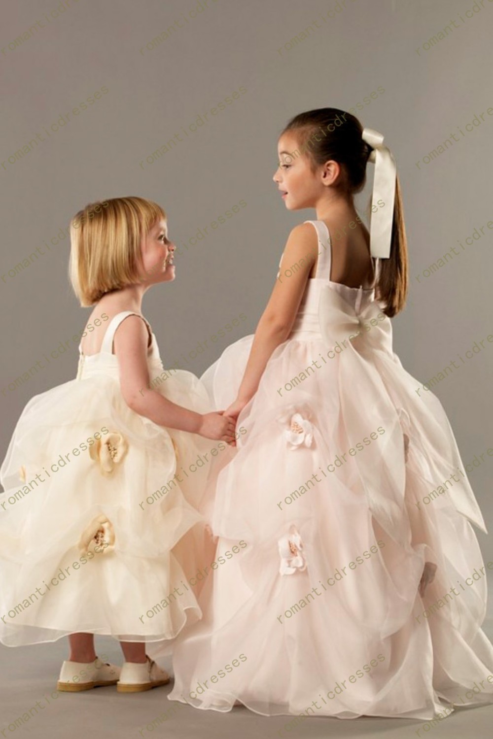 2013New Free shipping Hot Sale Flower Girl Ball Gown Flower Lovely Custom Made Flower Princess Dresses