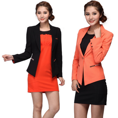 2013ol white-collar slim work wear skirt one-piece dress set female suit twinset 2815