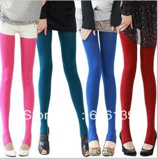 2015 color candy color velvet trample feet pantyhose candy render socks10pcs/lot Free Shipping