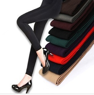 2030 pure color Modal+bamboo charcoal thickened velvet bottoming leggings, Boots pants ,stockings