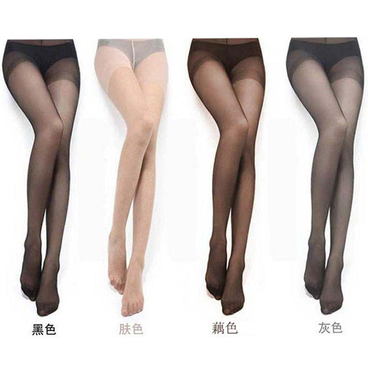 20d wear-resistant plus crotch Core-spun Yarn women's rompers stockings pantyhose super cool and comfortable