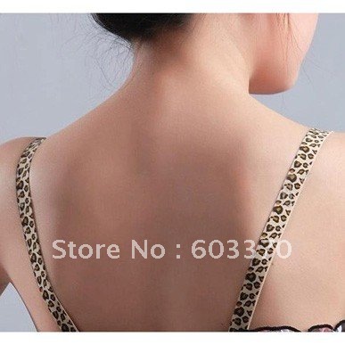 20pair/lot sexy Leopard bra strap bra accessories bra shoulder strap