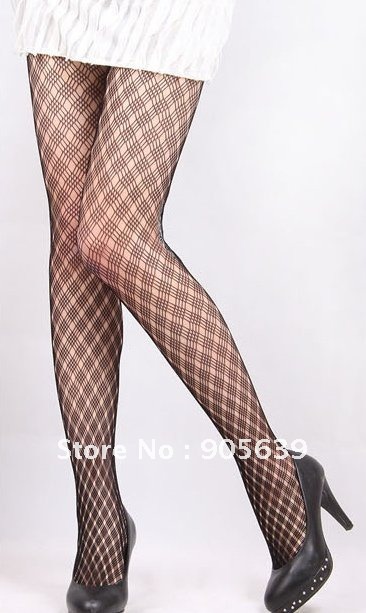 20pairs/lot  free shipping warehouse summer hose small pane mesh stocking women's fashion sexy mesh pantyhose tights