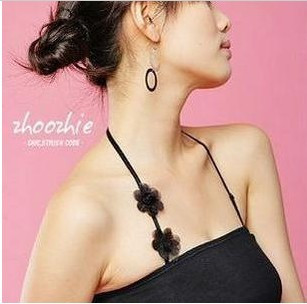 20pcs Hot-selling summer hot-selling chest stereo double flower lace halter-neck type underwear shoulder strap