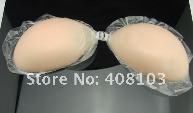 20PCS/LOT, Brand New Un Bra silicone bra, Nude Strapless Self Adhesive Silicone A B C D Cup, Ship By DHL