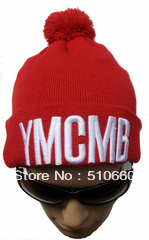 20pcs/lot Cheap YMCMB Pom Pom Beanie Hats For Women and Men 100% Acrylic