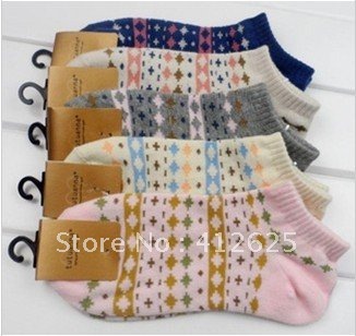 20pcs/lot WomenShort Sock Fit For 34-39 Yards Cute SOX Free Shipping