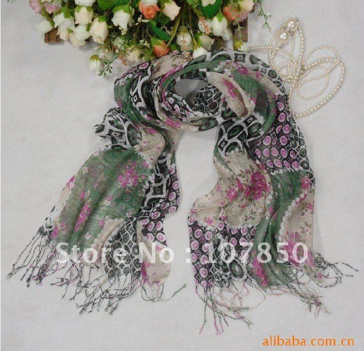 20pcs Wholesale 2011 New Fashion Essential Stylish Superior Quality Flax scarf