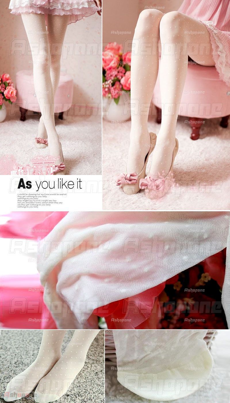 20xNew Fashion Sexy White Pattern Jacquard Pantyhose Tights Free Shipping