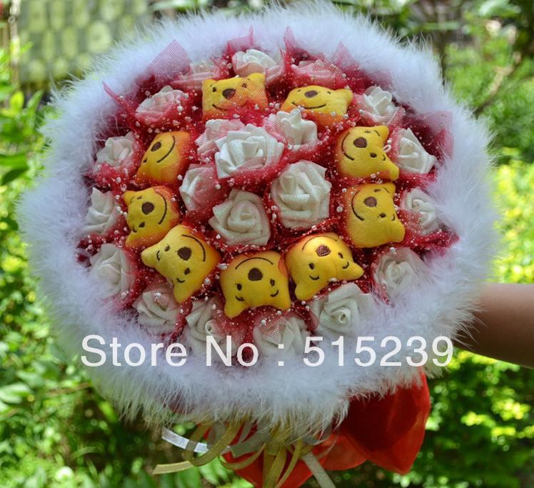 21 the emulation Rose 9 doll Christmas gifts cartoon bouquet ZA307