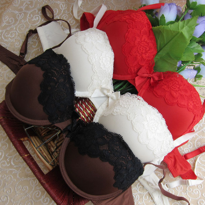 211a single-bra h&m cup with wire lace bra decoration push up underwear