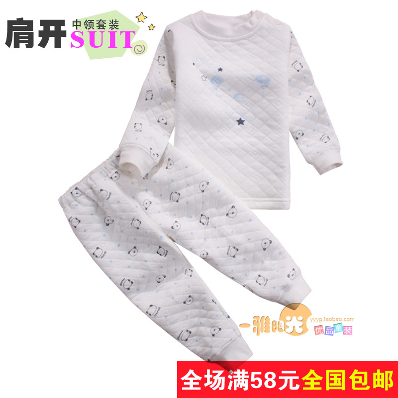 21470003 100% cotton child long johns long johns baby thermal underwear set