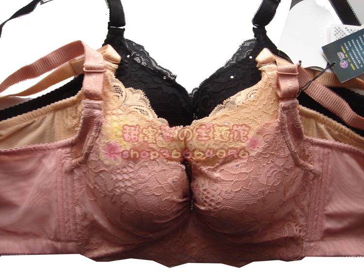 219b 3 side gathering breast enlargement 4-in-1 triple push up bra underwear