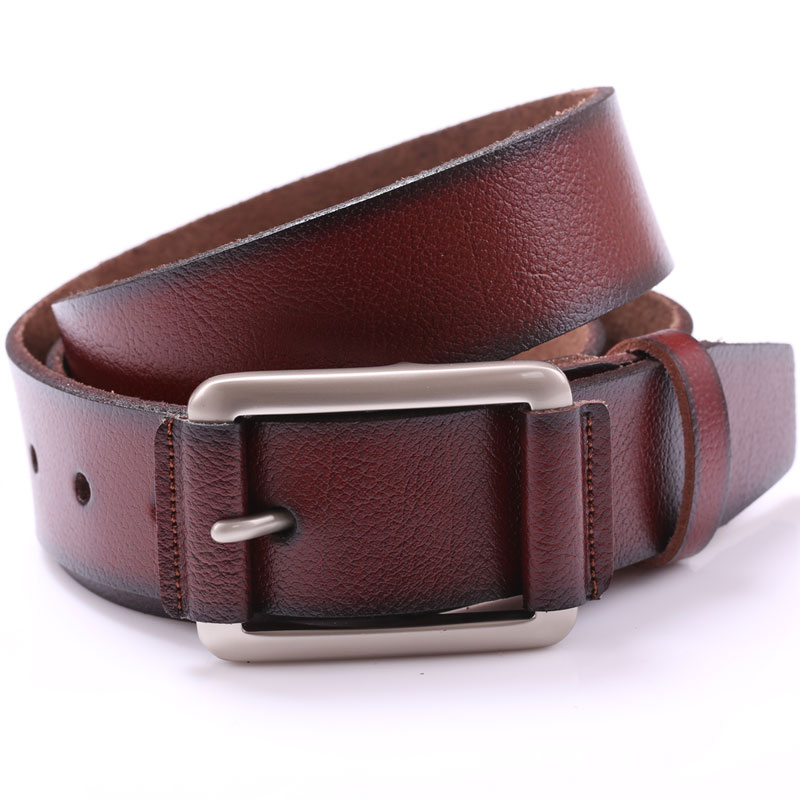 220 strap genuine leather cowhide male strap women's belt Women belt leather buckle packet all-match