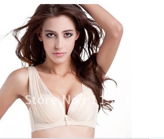2396 B cup summer brand new gracious voile hange shoulder  push up adjustment bra with free shipping