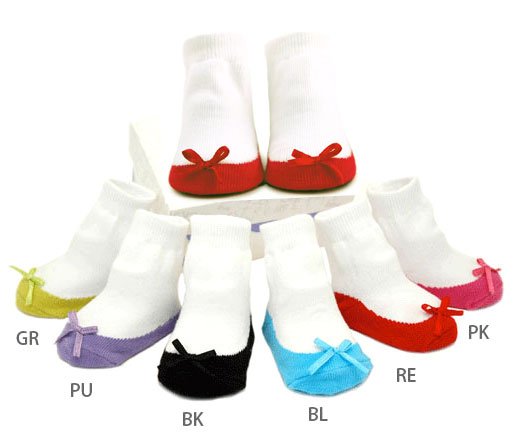 24pairs/lot  Baby socks  Bow children's socks 6colors  2sizes 9-12 12-15cm YFF006 Free shipping