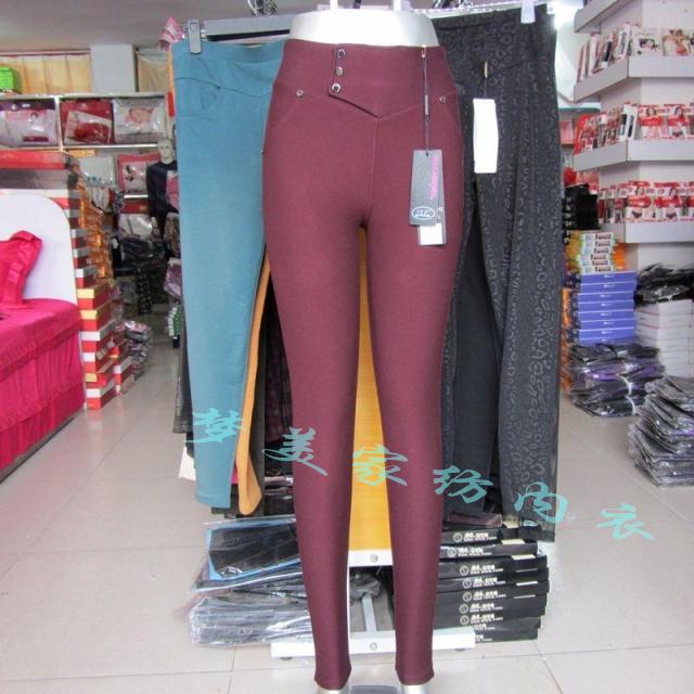 26008 multicolour high-elastic cashmere legging pencil pants single tier warm pants