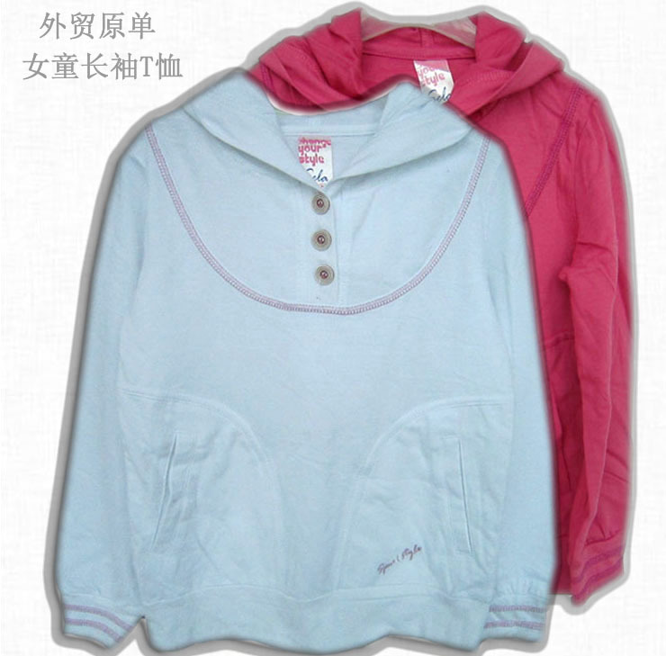 273 - sela female child long-sleeve T-shirt child sweatshirt outerwear