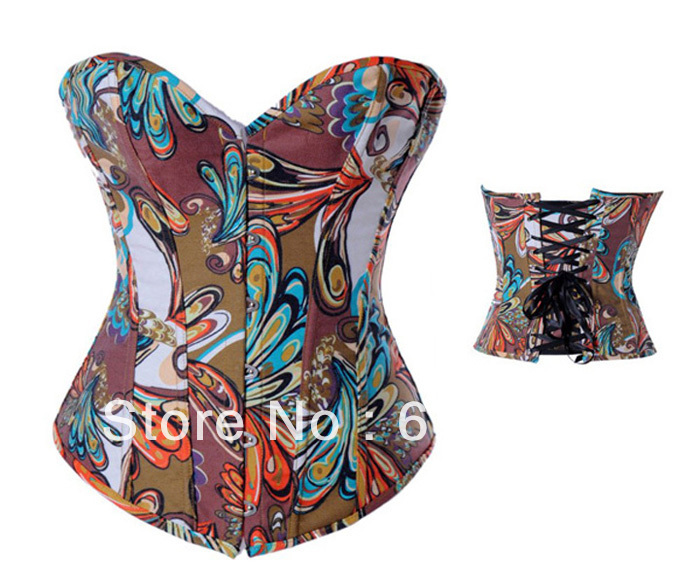 2881 Dropshiping Women intimates sexy lingerie denim Corset wholesale