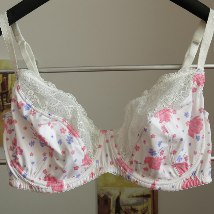 29b tu ultra-thin print lace decoration large cup bra 75bfg80bcef85bcdeg