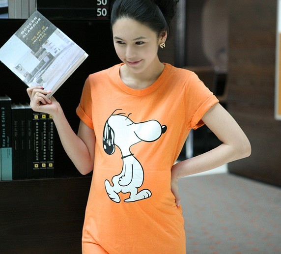 2g maternity  clothing short-sleeve top summer fashion plus size  short-sleeve T-shirt snoop