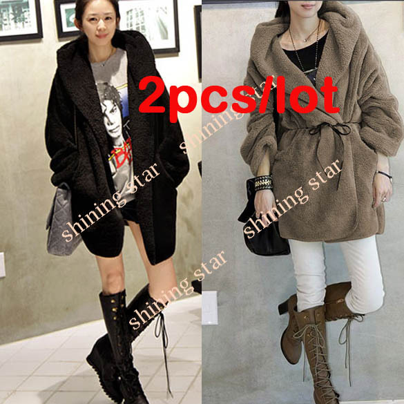 2pcs/lot Free Shipping Women's Hoodie Down Jacket Coat Warm Outerwear Cardigan Hooded Coat Hot 3500