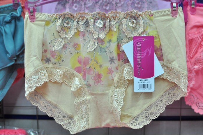 2pcs/ lot  lace embroidery  Modal  pants  factory directly women's underwear suitable