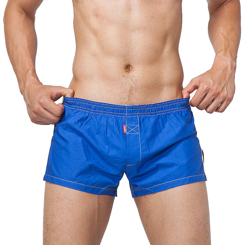 2pcs/lot Looch men shorts home casual aro pants low-waist pajama pants 100% cotton men's trunk
