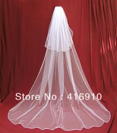 2t white ivory wedding veil  bridal Accessories veil with comb