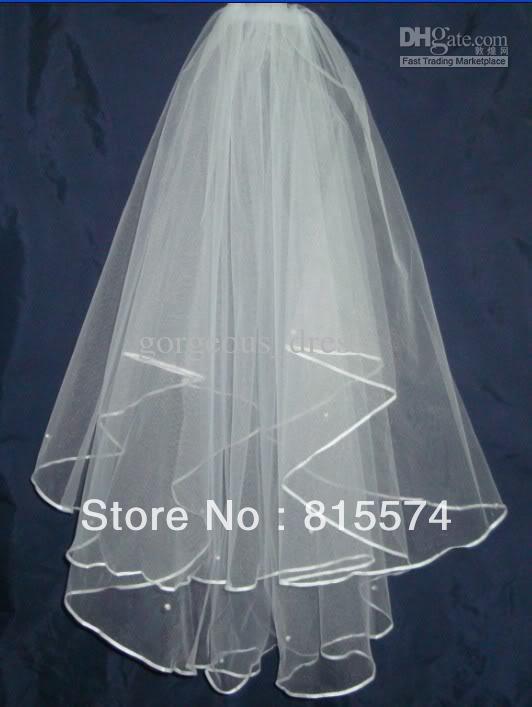 2T white  wedding dress Bridal veil + comb