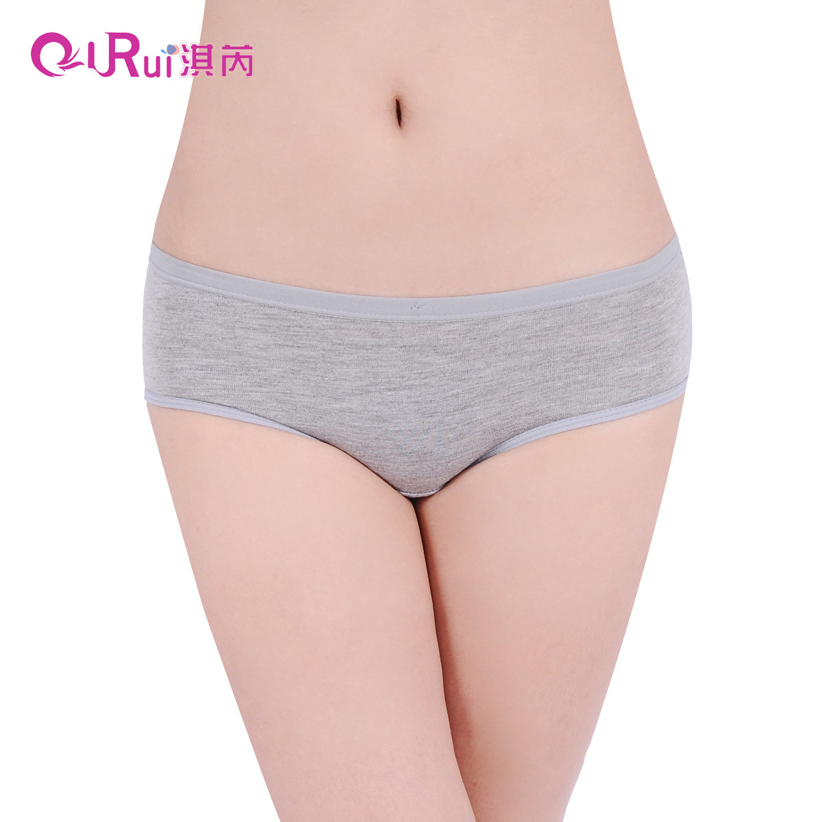 3 100% cotton mid waist physiological panties women's day and night trigonometric panties