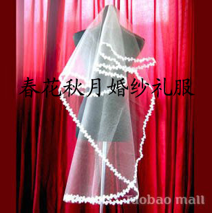 3.26 Promot Evening dress 2 meters long laciness bridal veil big measurement ts06