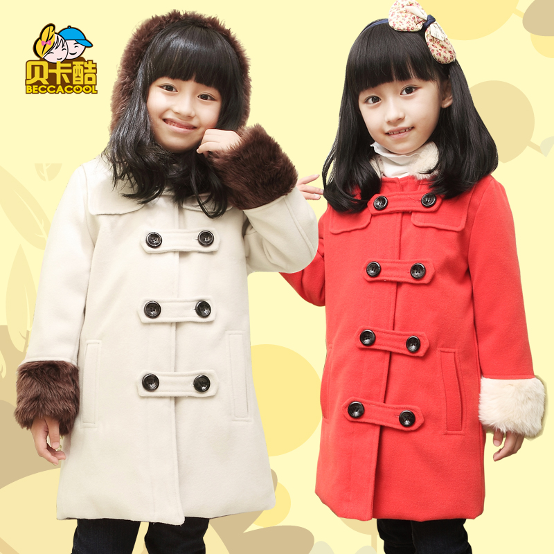 3.26 Promot Spring children's clothing overcoat outerwear female child trench child trench