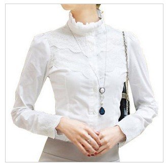 3,477 Korean women's wear Spring and autumn 2012 new skinny OL shirt long sleeve shirt